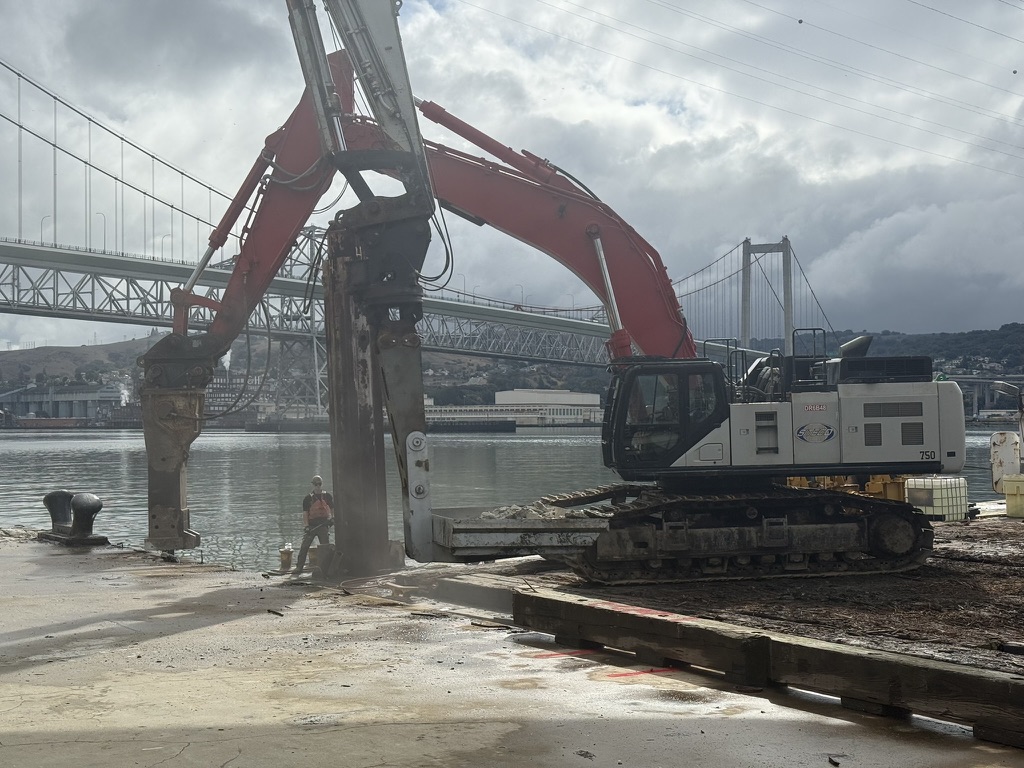 Siteco operations at Carquinez Bridge